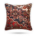 Persian Hand-Knotted Hamedan Rug Pillow