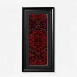 Handwoven Zanjan Rug Frame – 70 Years Old