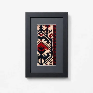 Handwoven Bakhtiari (Oulad) Rug Frame – 70 Years Old